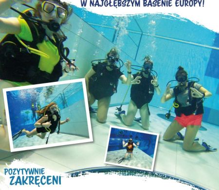 Nurkujemy w najgłębszym basenie w Europie!